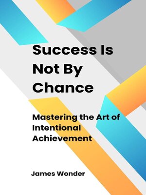 cover image of Succeed Is Not by Chance